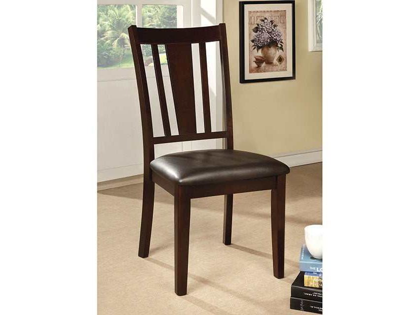 Bridgette Espresso Side Chair (Set of 2)