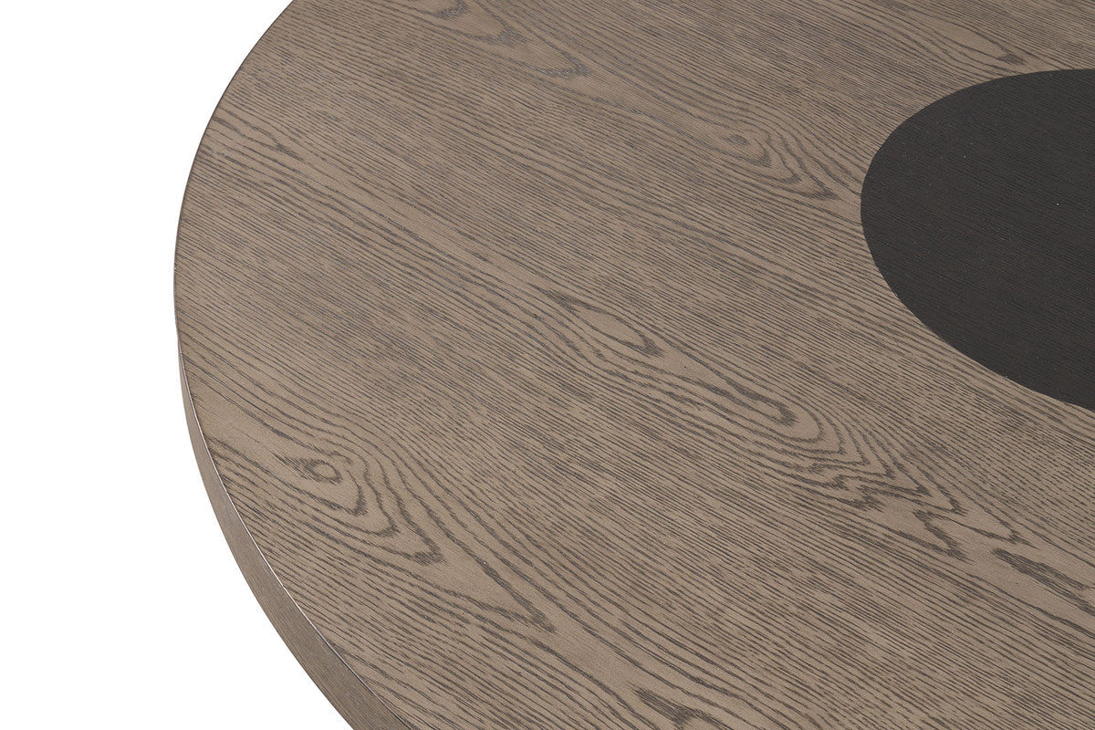 Broager Rustic Oak/Dark Walnut 5 Pc. Round Dining Table Set