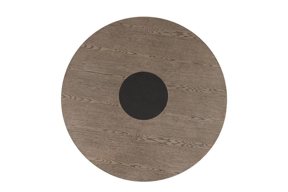 Broager Rustic Oak/Dark Walnut 5 Pc. Round Dining Table Set