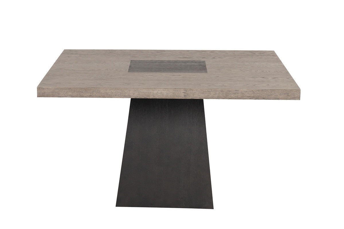 Broager Rustic Oak/Dark Walnut 5 Pc. Square Table Set