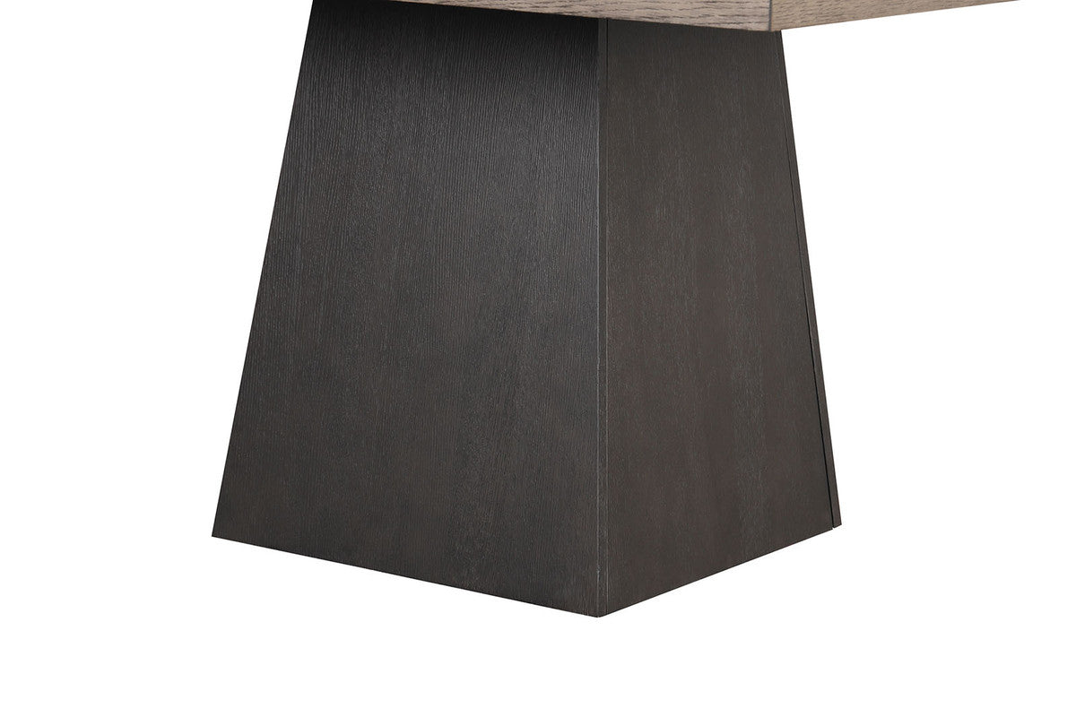 Broager Rustic Oak/Dark Walnut 5 Pc. Square Table Set