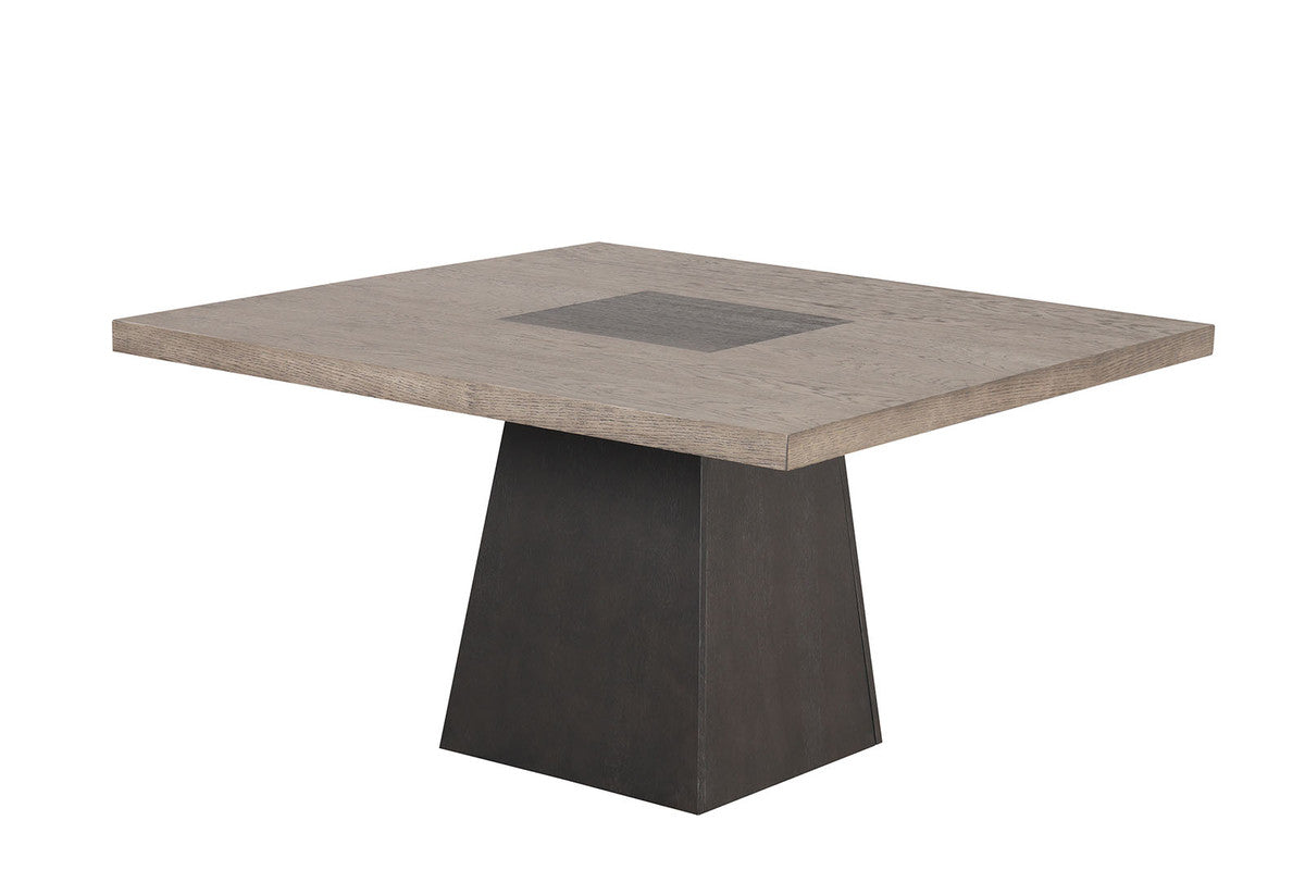 Broager Rustic Oak/Dark Walnut 5 Pc. Square Table Set
