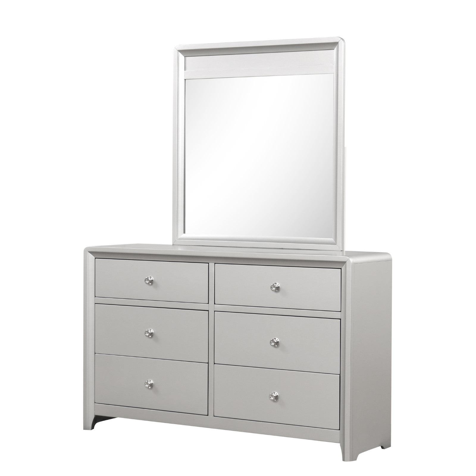 Bryne Champagne Queen 5 Piece Bedroom Set w/2 Nightstands
