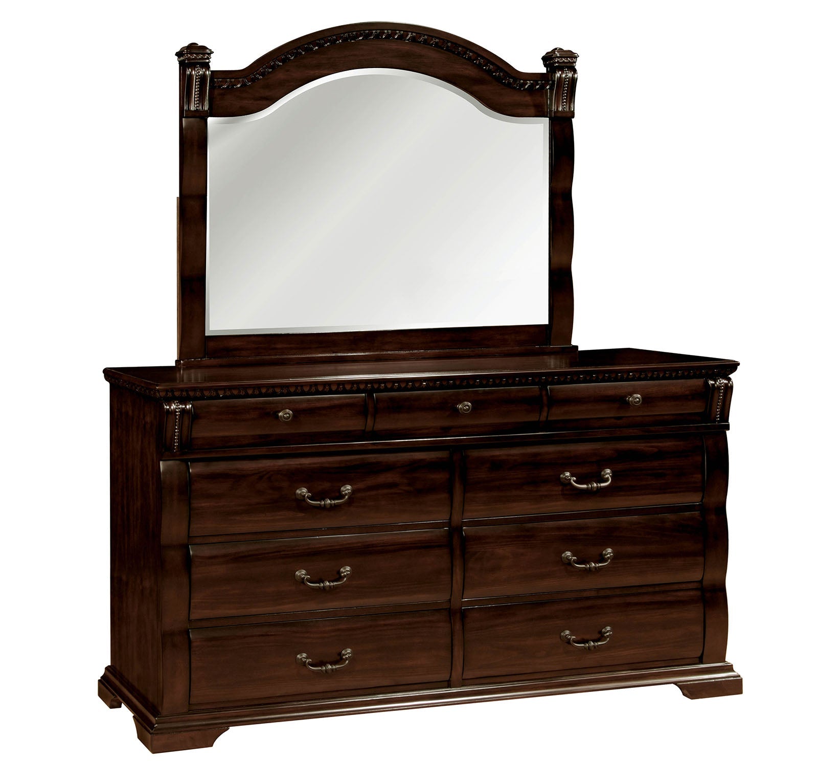 Burleigh Cherry 5 Pc. Queen Bedroom Set w/ 2NS