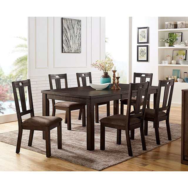 Burton Walnut/Ash Brown Dining Table