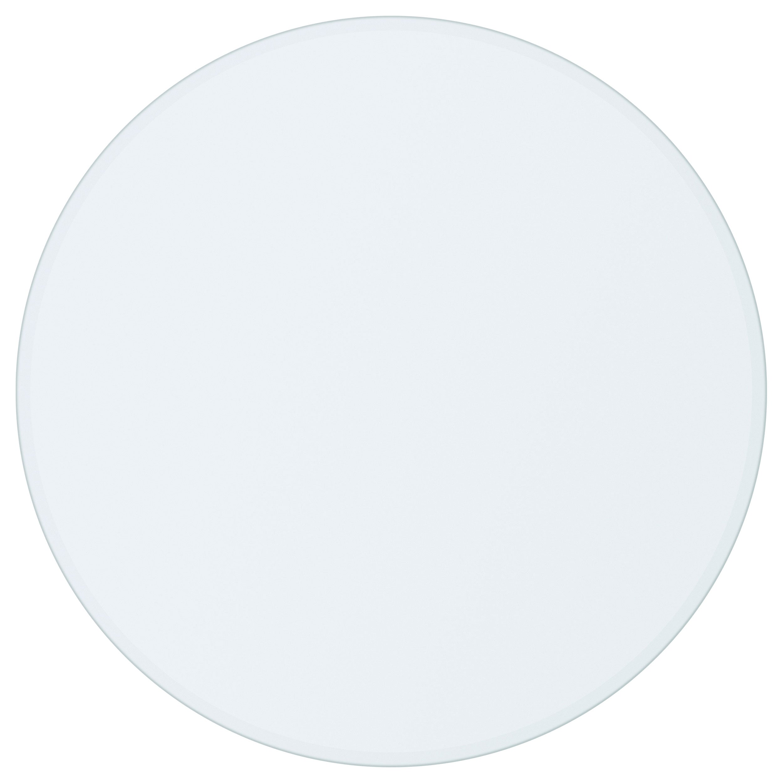 54-inch 10mm Round Clear Tempered Glass Top