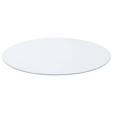 36-inch 6mm Round Clear Tempered Glass Top