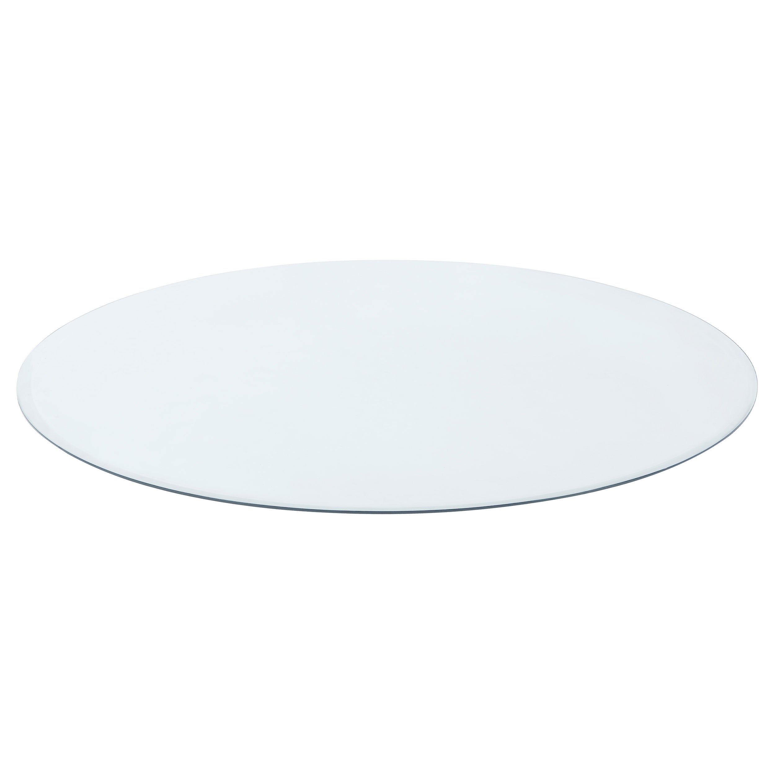 54-inch 8mm Round Clear Tempered Glass Top