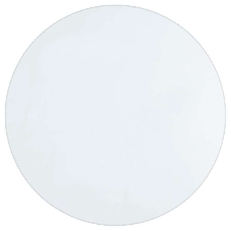 54-inch 10mm Round Clear Tempered Glass Top