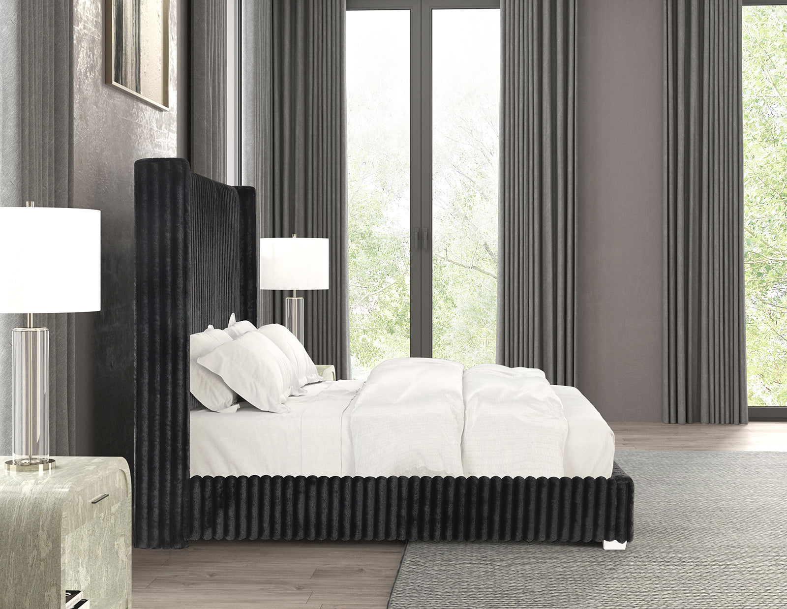 Cadwell Black Bed