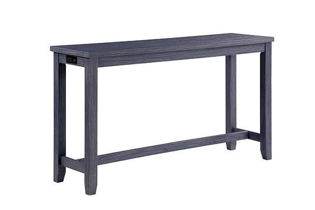 Caerleon Antique Blue/Gray 4 Pc. Counter Height Table Set