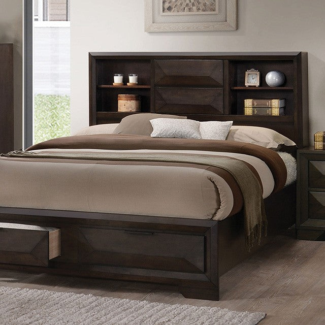 Caistor Espresso 5 Pc. Queen Bedroom Set w/ 2NS