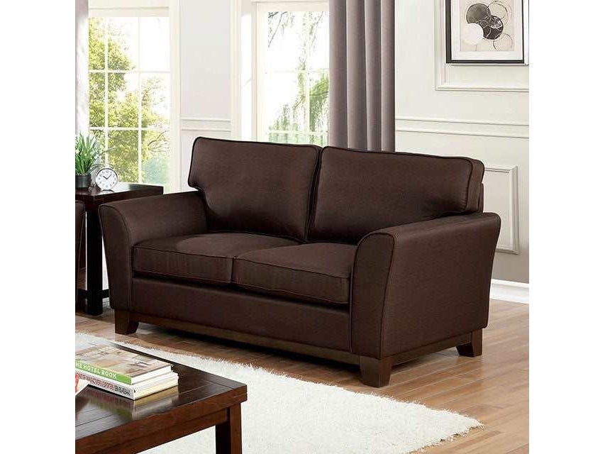 Caldicot Brown Loveseat