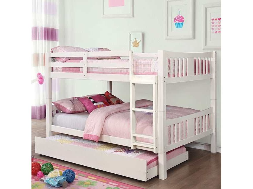Cameron White Full/Full Bunk Bed
