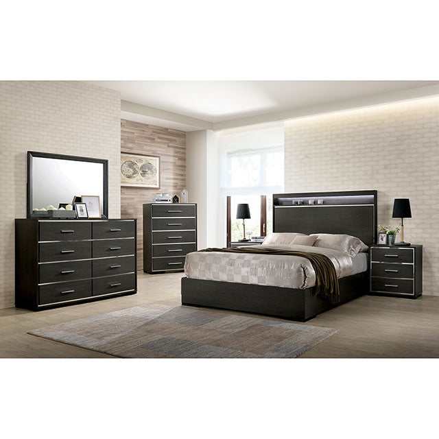 Camryn Warm Gray Eastern King Bed