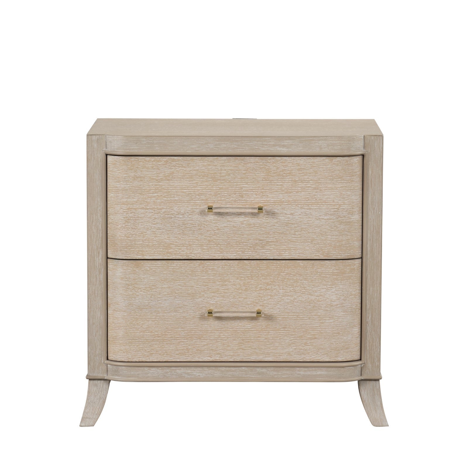 Candra Natural Oak Queen 5 Piece Bedroom Set w/2 Nightstands