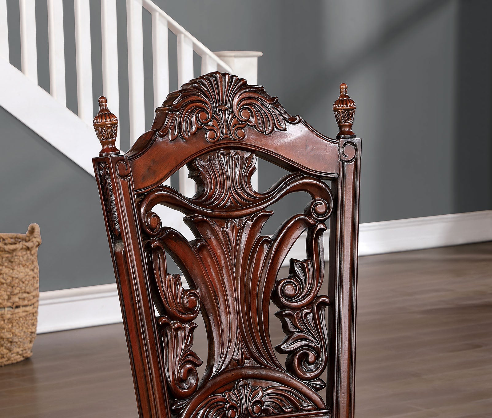 Canyonville Brown Cherry/Dark Brown 9 Pc. Dining Room Set
