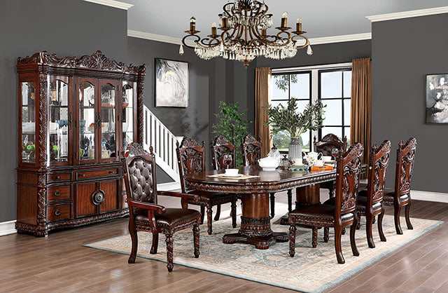 Canyonville Brown Cherry/Dark Brown Arm Chair