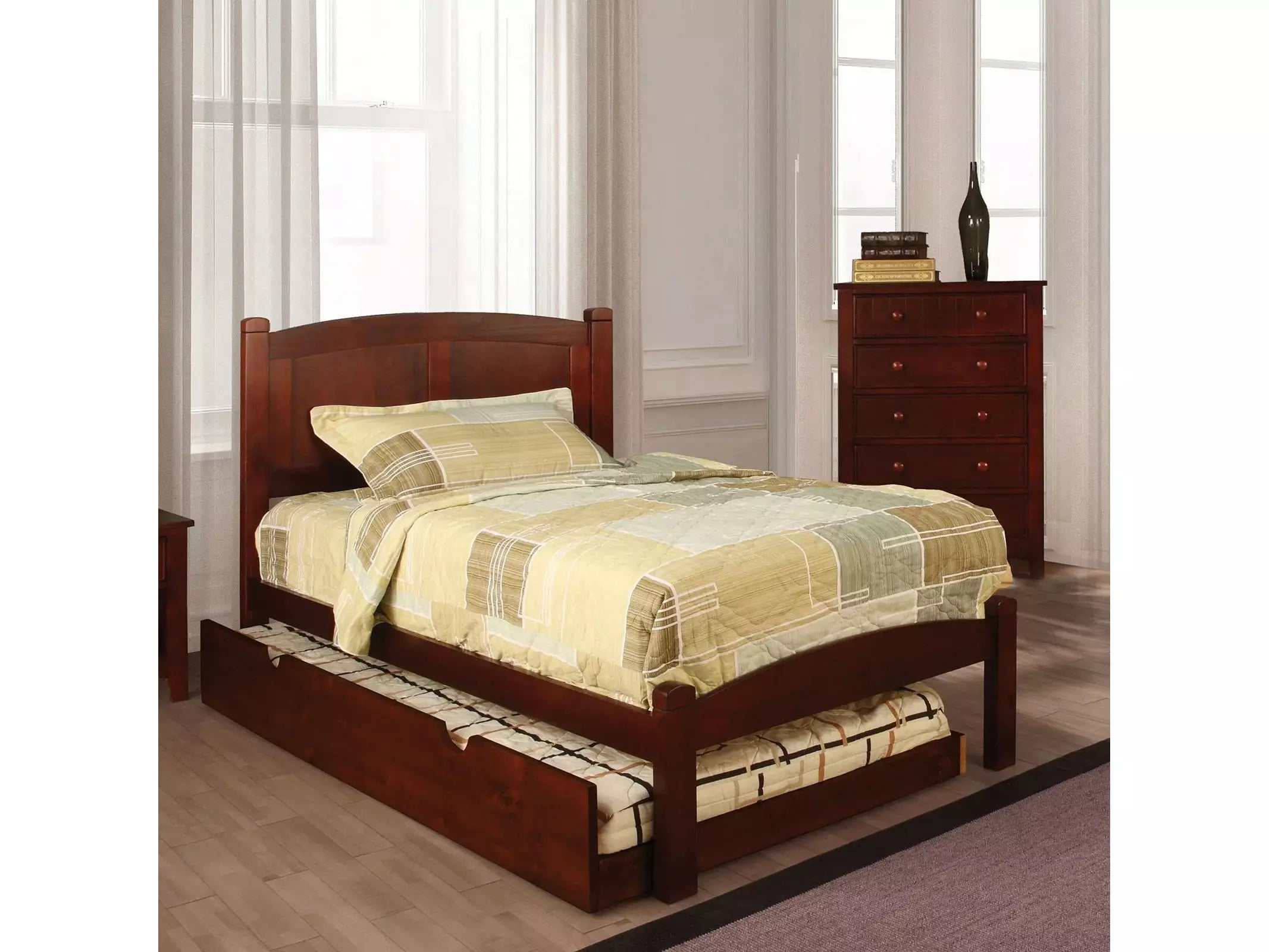 Cara Cherry Twin Bed