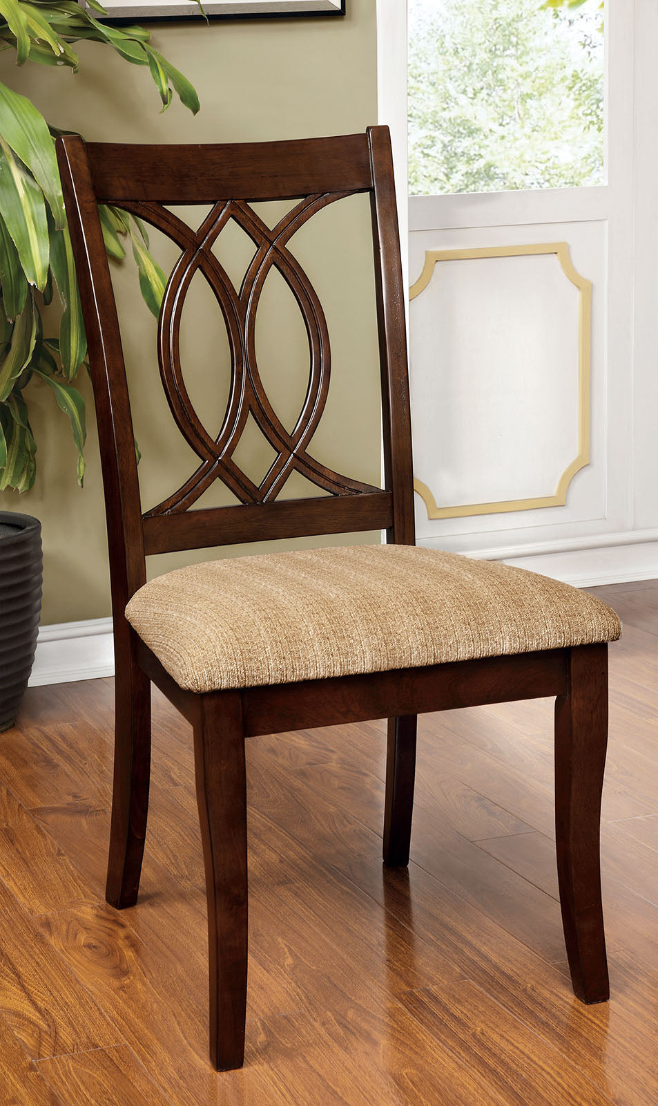 Carlisle Brown Cherry 5 Pc. Round Dining Room Set
