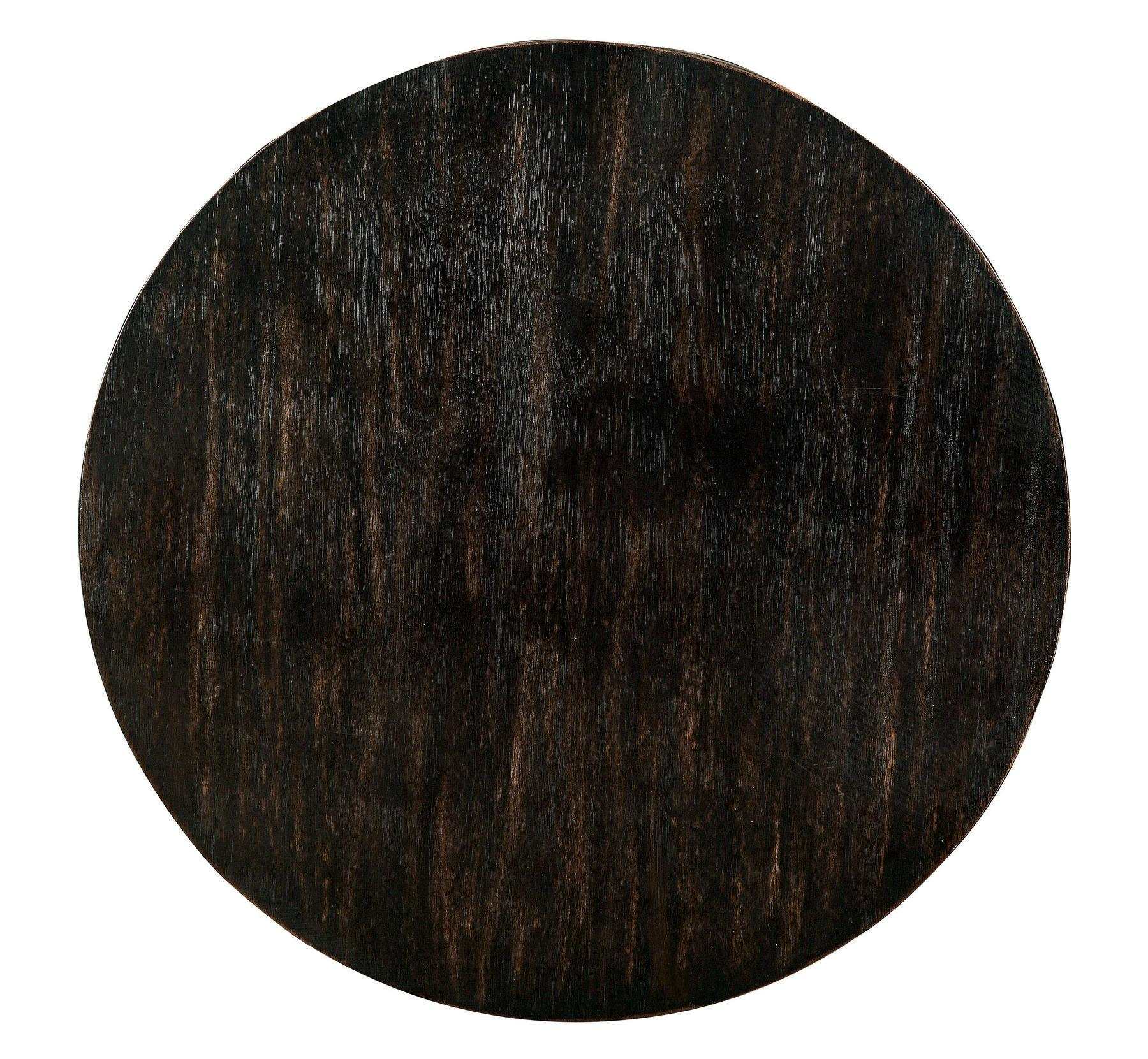 Carrie Antique Black End Table