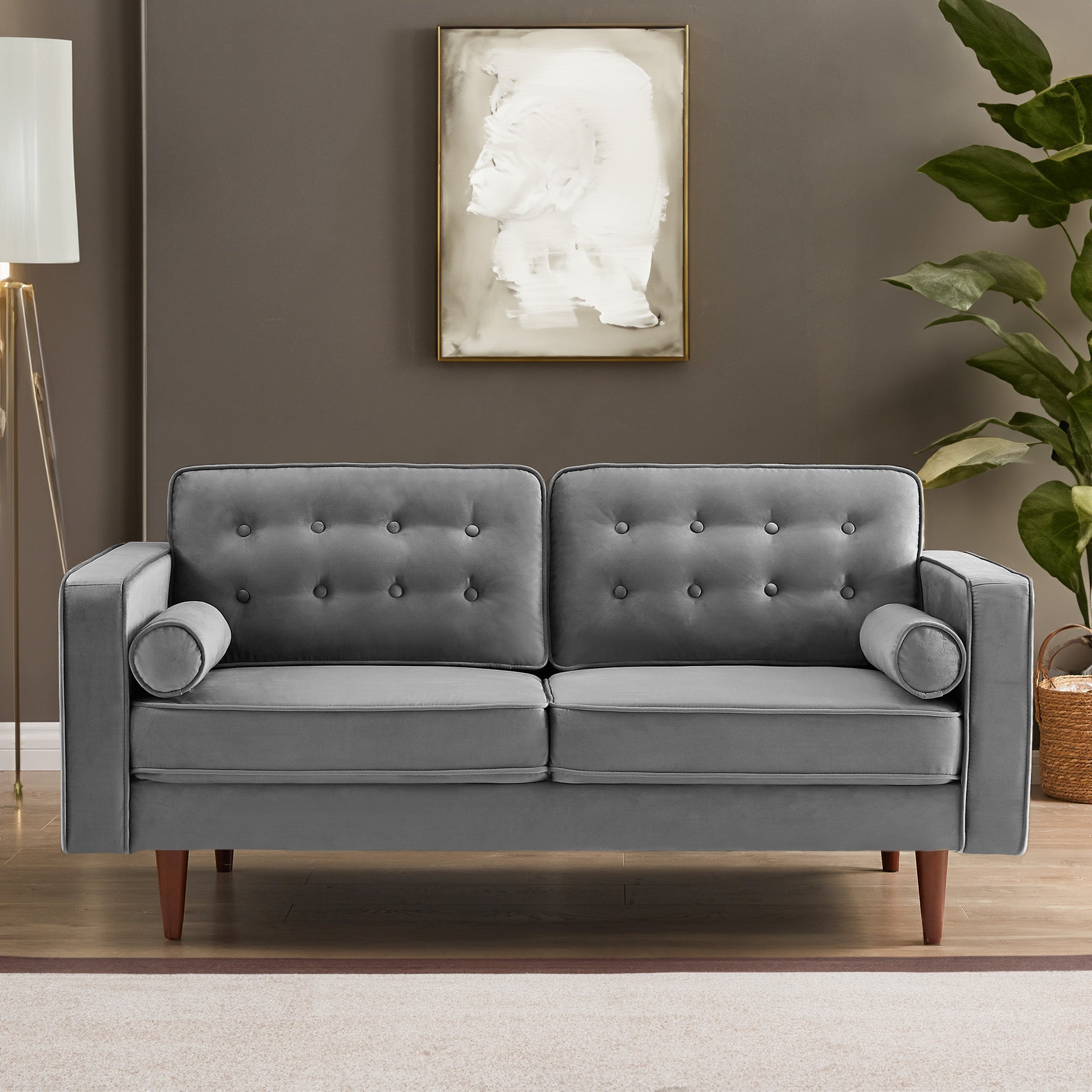 Casey Velvet Loveseat