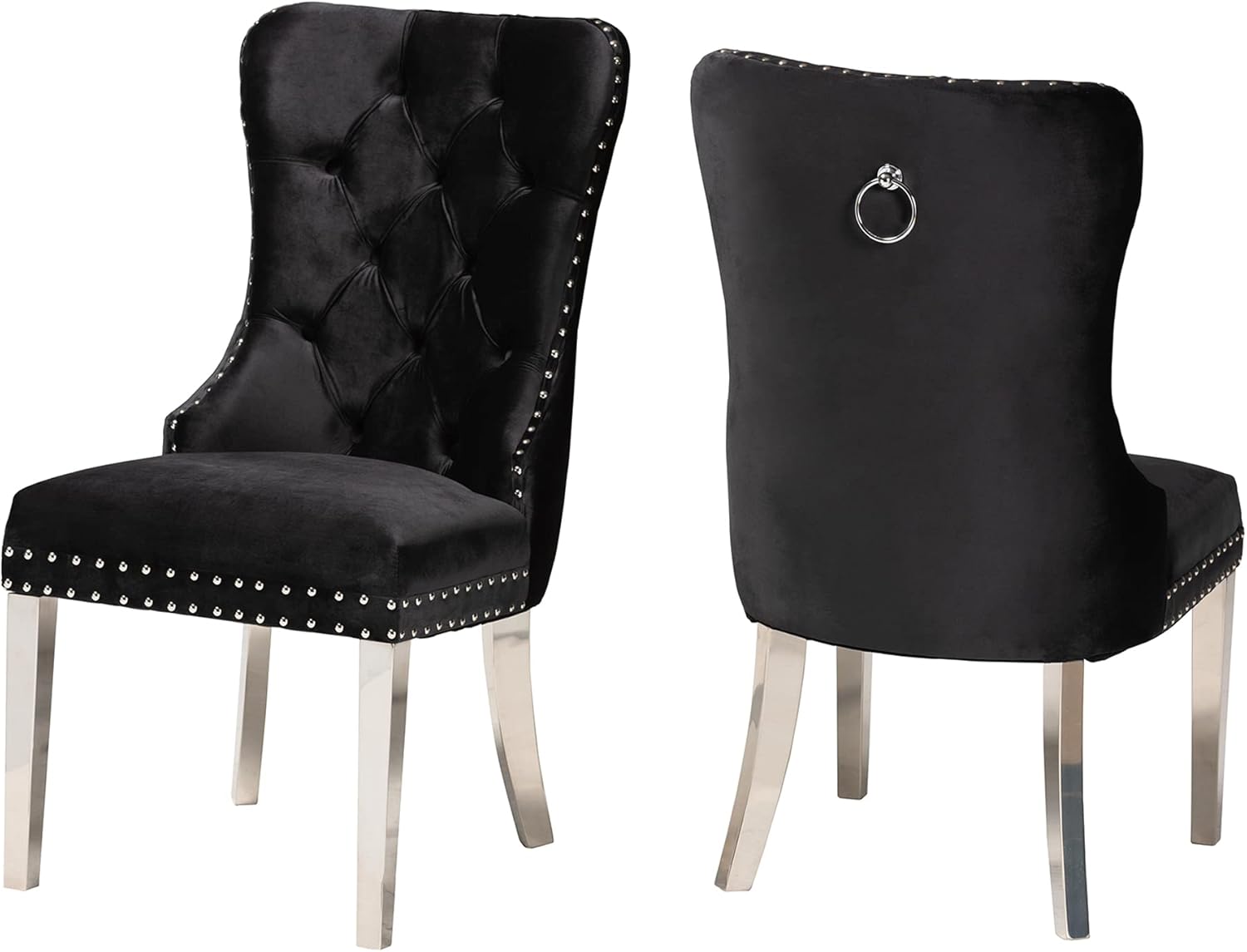 Casper Chrome 7 Pc. Dining Room Set Chairs