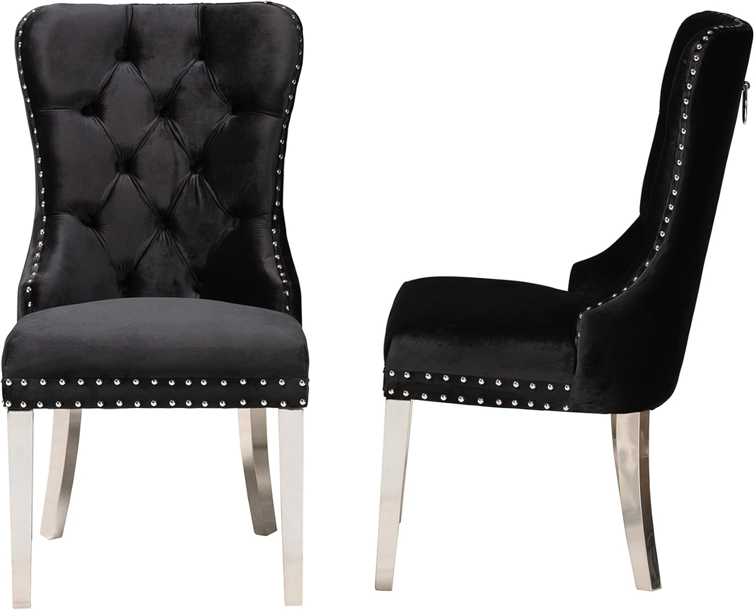 Casper Chrome 7 Pc. Dining Room Set Chairs