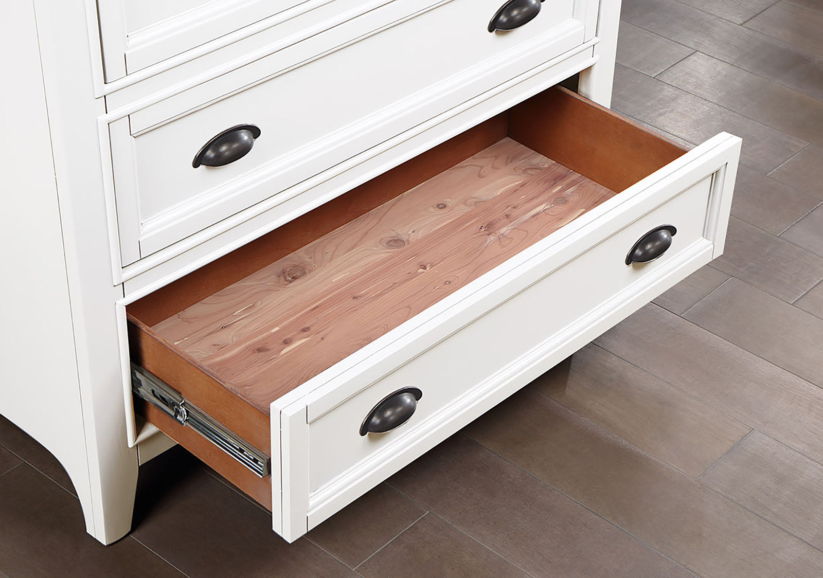 Castile White 4 Pc. Twin Bedroom Set