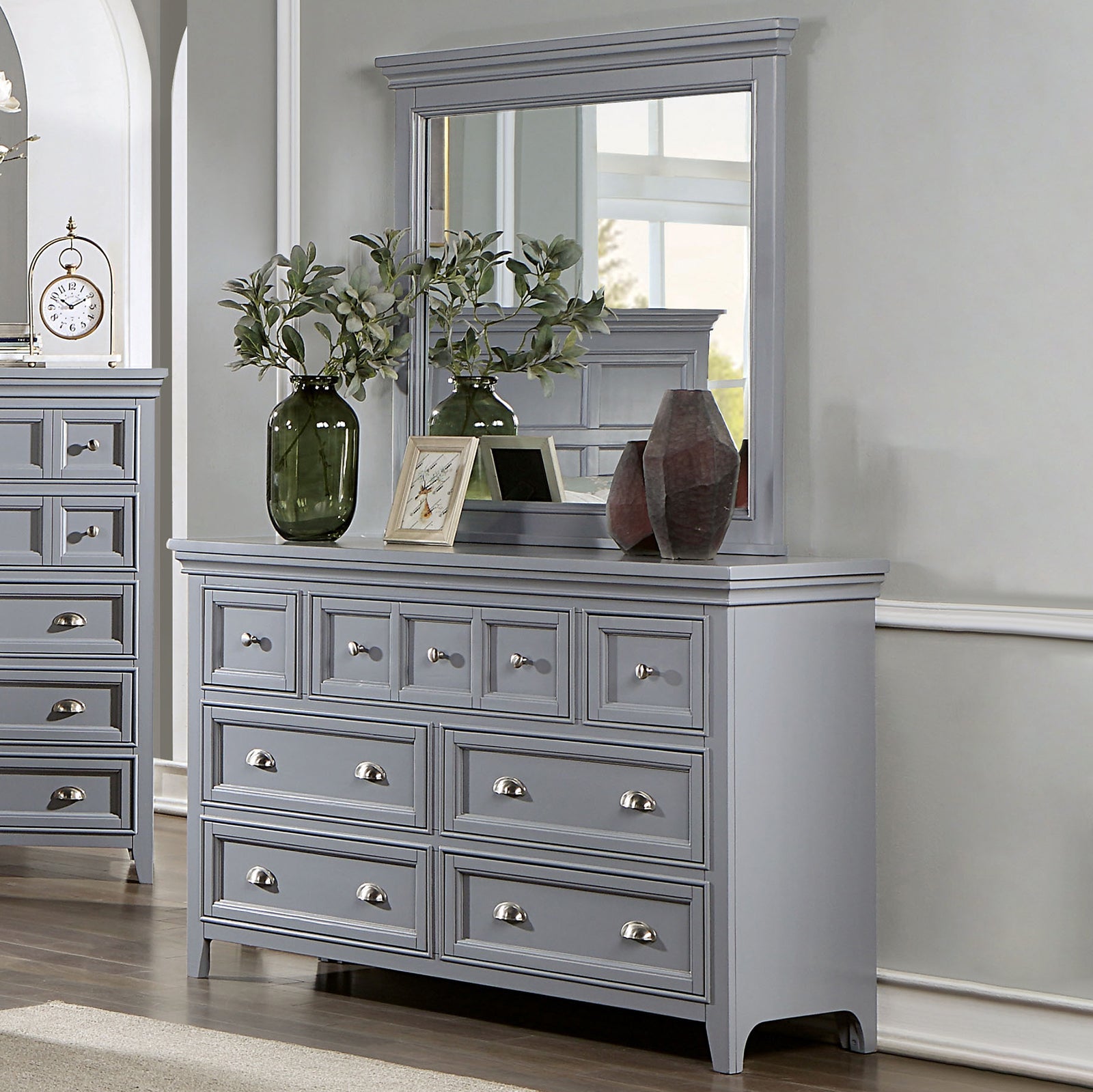 Castlile Gray 4 Pc. Full Bedroom Set
