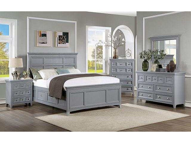 Castlile Gray 4 Pc. Queen Bedroom Set