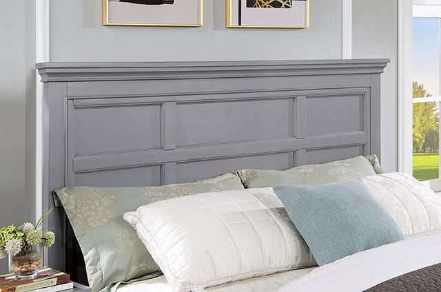 Castlile Gray Eastern King Bed