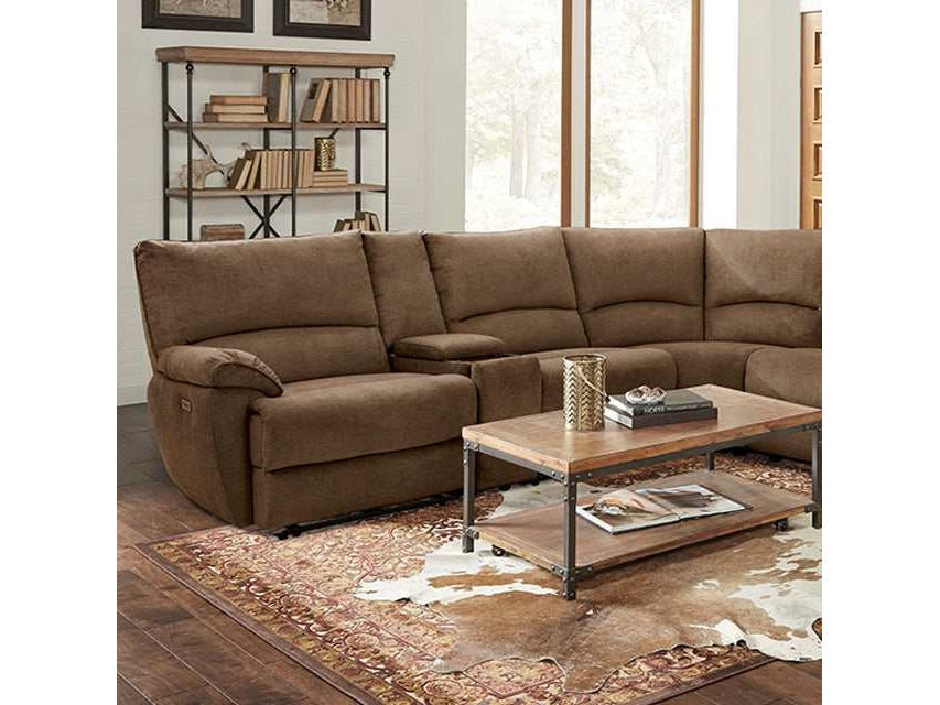 Cerelia Brown Power Sectional