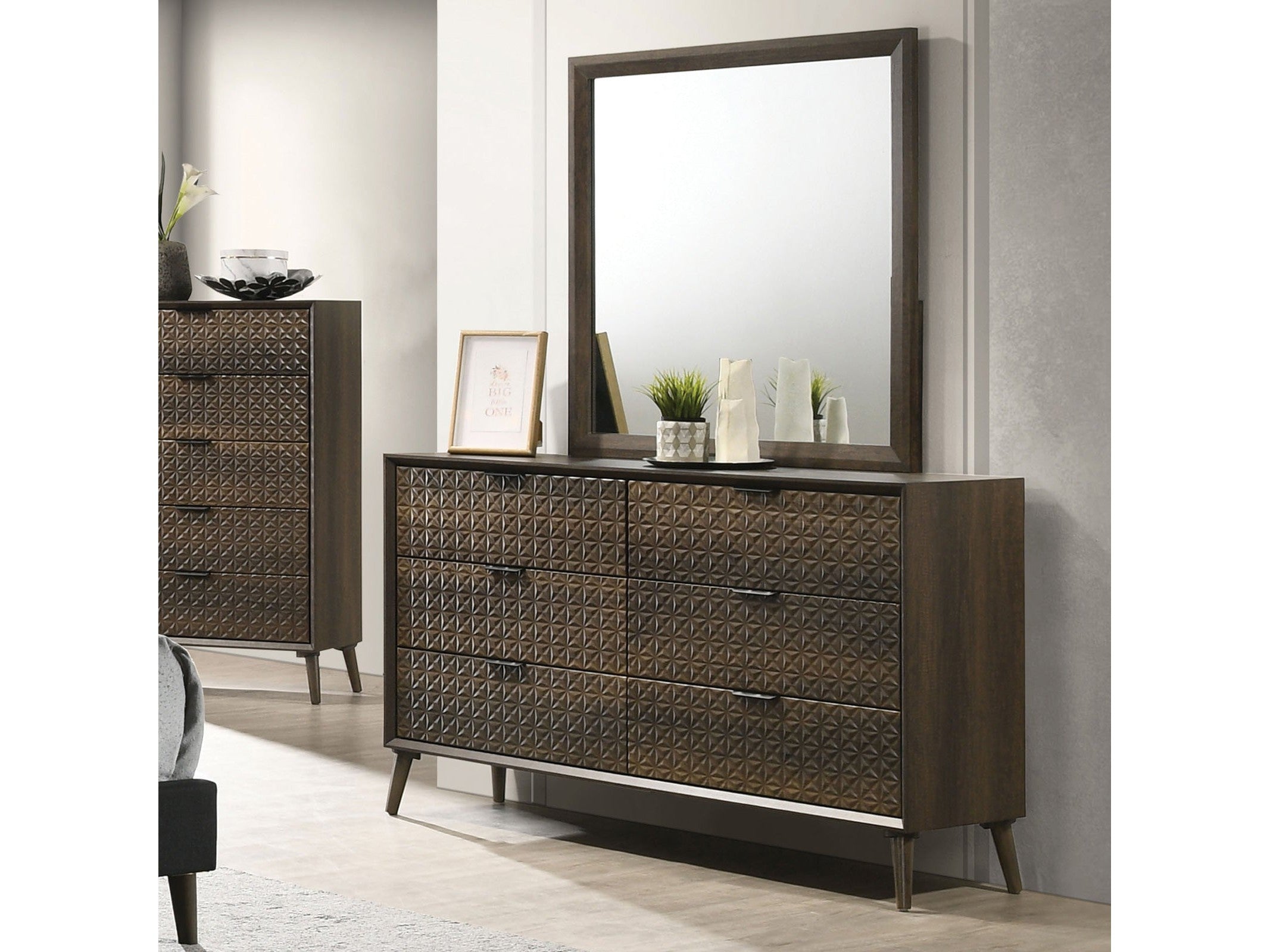 Chalfont Dark Brown Dresser