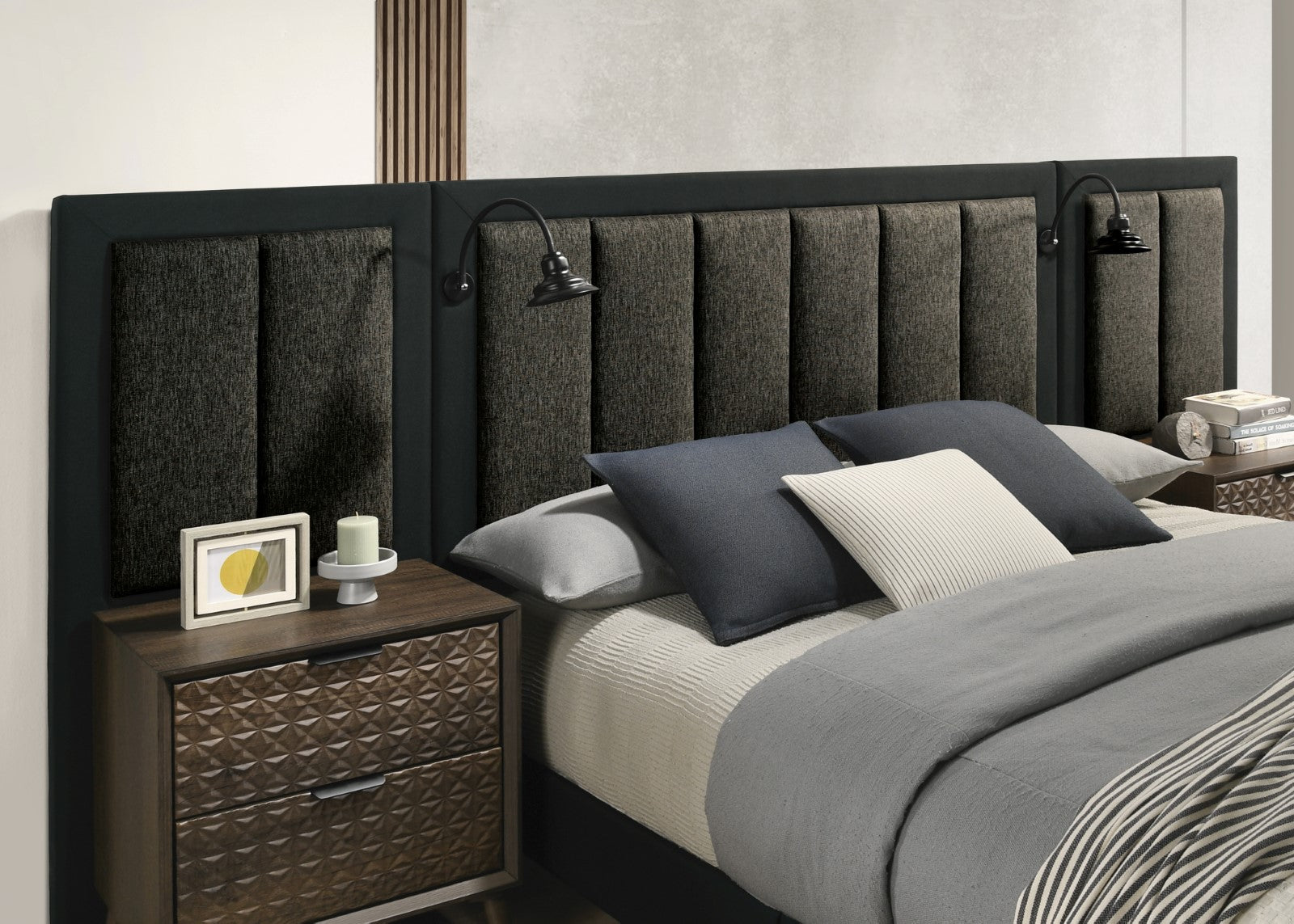 Chalfont Dark Brown Eastern King Bed
