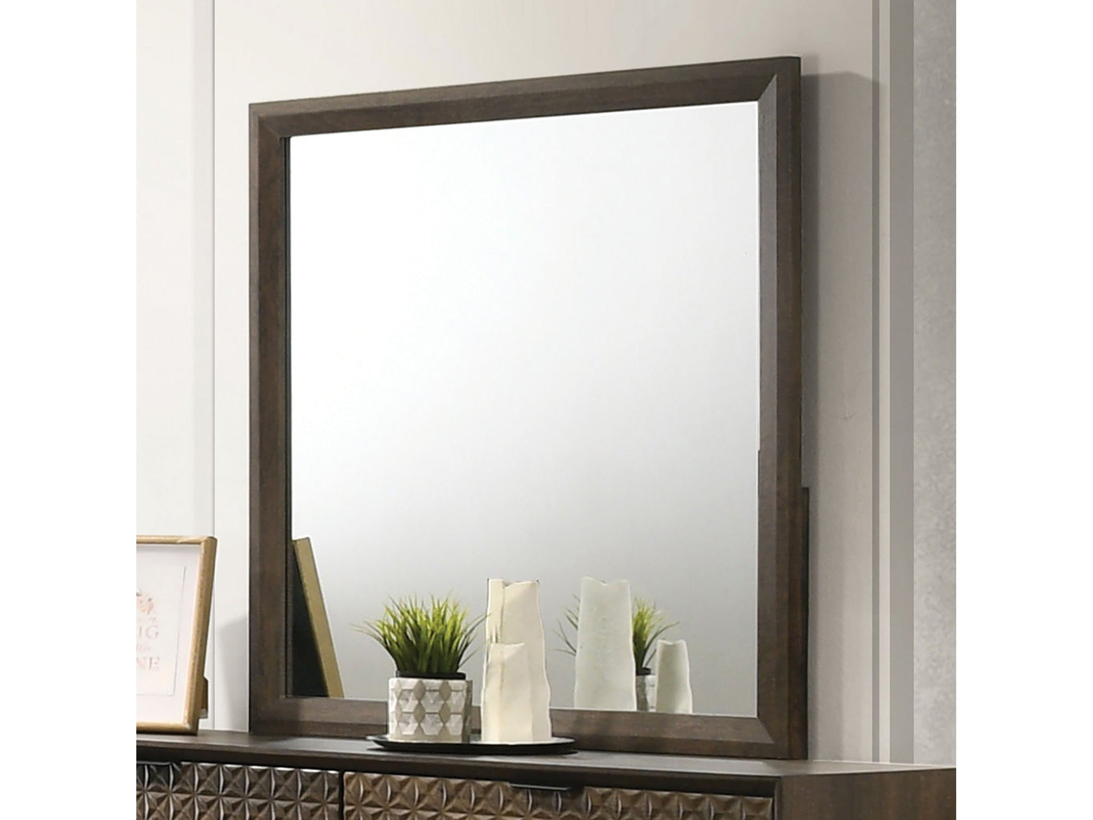 Chalfont Dark Brown Mirror