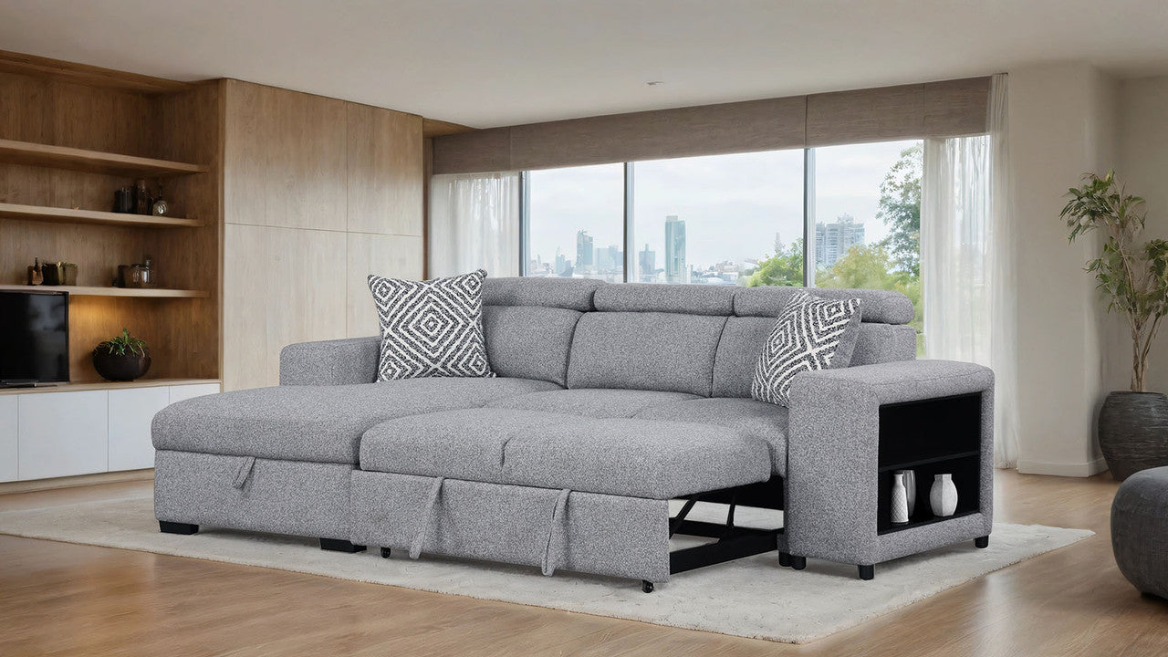 Chatteris Gray Left-Chaise Sectional