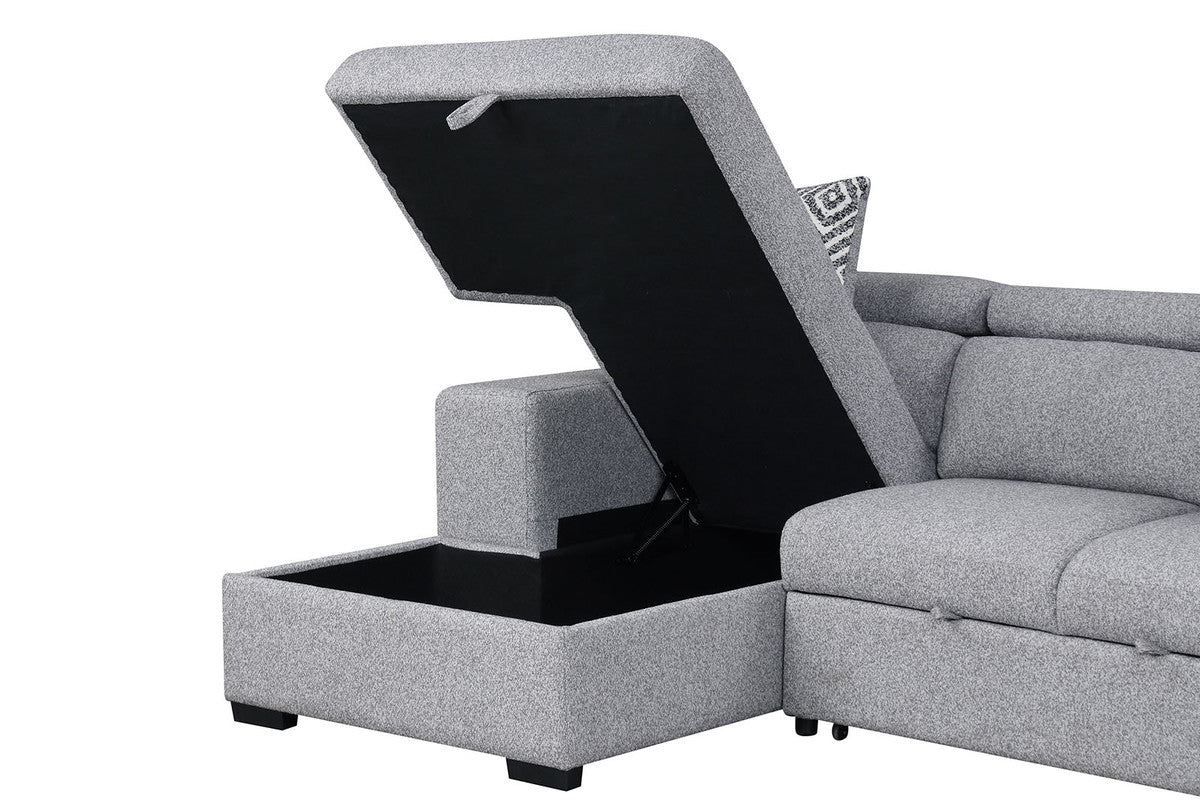 Chatteris Gray Left-Chaise Sectional