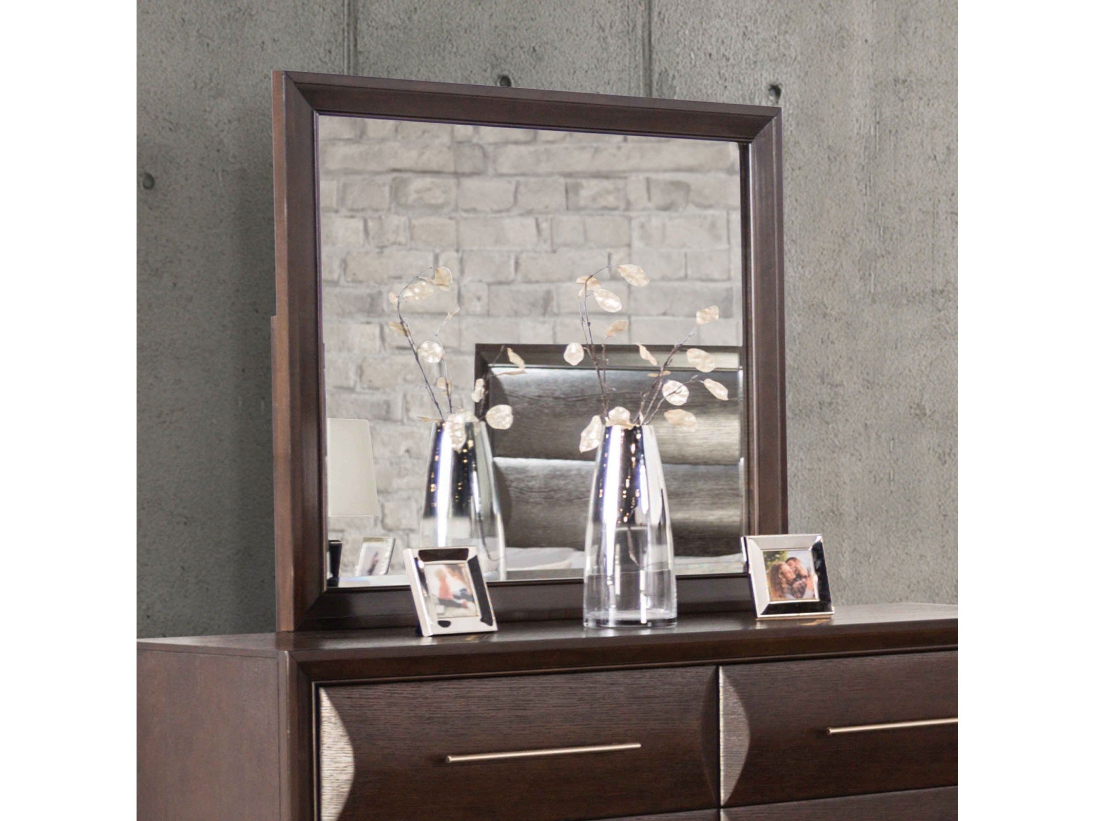 Chemnitz Espresso Mirror
