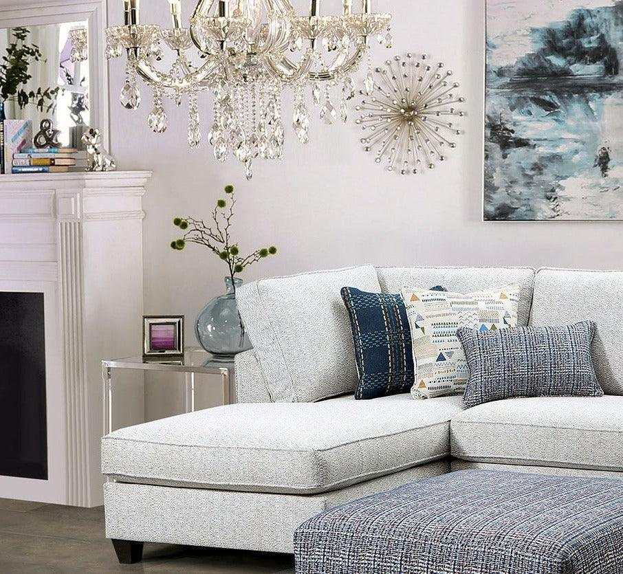 Chepstow Cream L Shape Sectional Sofa