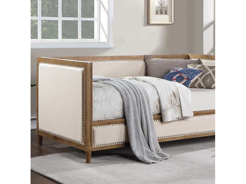 Chiron Beige/Light Oak Twin Daybed