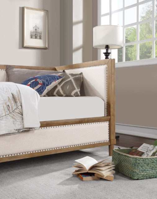 Chiron Beige/Light Oak Twin Daybed