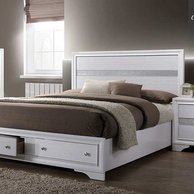 Chrissy White Eastern King Bed