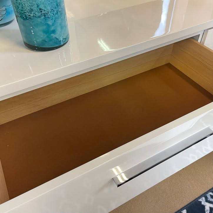 Christie White High Gloss Lacquer Dresser