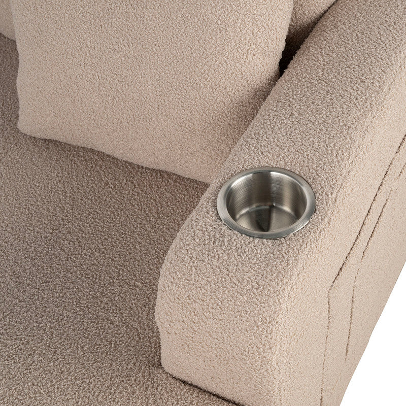 Cinderford Beige Loveseat