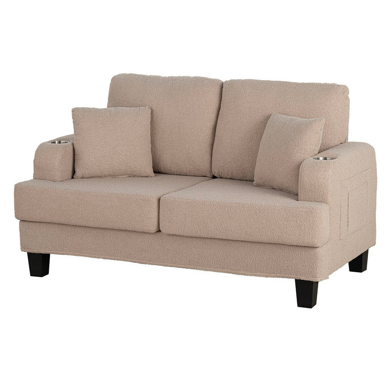 Cinderford Beige Loveseat