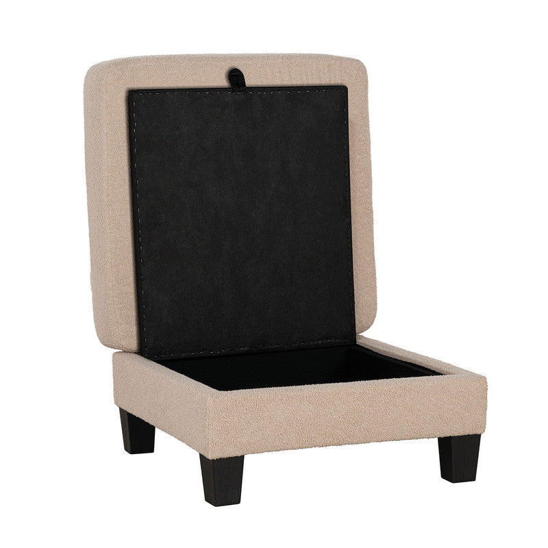 Cinderford Beige Storage Ottomen