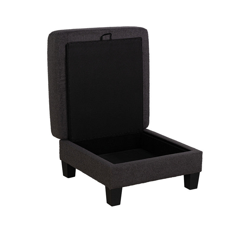 Cinderford Dark Gray Storage Ottomen