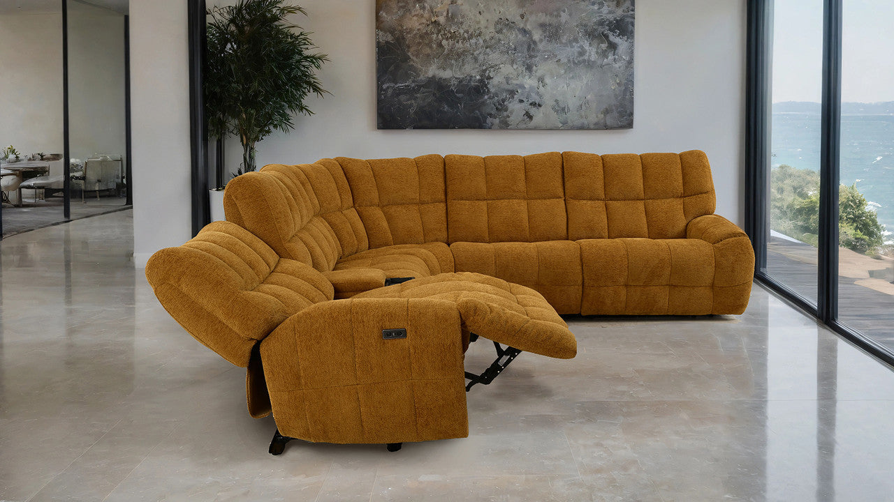 Clemens Butterscotch Power Sectional