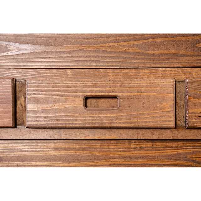 Cleo Mahogany Twin Captain Bed